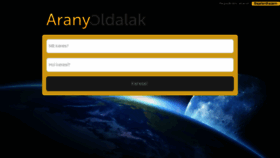 What Aranyoldalak.hu website looked like in 2016 (7 years ago)