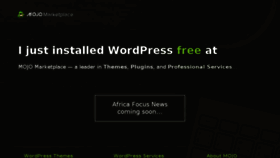 What Africa-focus.com website looked like in 2016 (7 years ago)
