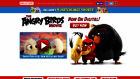 What Angrybirds-movie.com website looked like in 2016 (7 years ago)