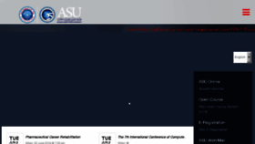 What Asu.edu.jo website looked like in 2016 (7 years ago)