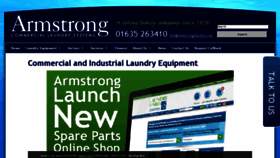 What Armstrong-laundry.co.uk website looked like in 2016 (7 years ago)