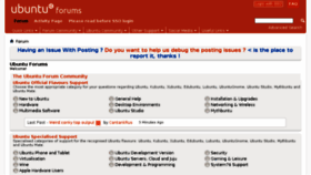 What Art.ubuntuforums.org website looked like in 2016 (7 years ago)