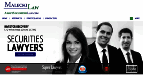 What Aboutsecuritieslaw.com website looked like in 2016 (7 years ago)