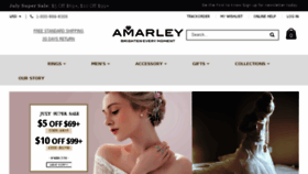 What Amarley.com website looked like in 2016 (7 years ago)