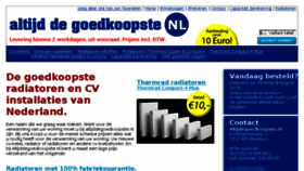 What Altijddegoedkoopste.nl website looked like in 2016 (7 years ago)