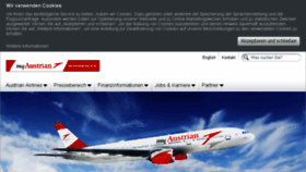 What Austrianairlines.ag website looked like in 2016 (7 years ago)