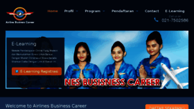 What Airlinebusinesscareer.com website looked like in 2016 (7 years ago)
