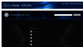 What Amazingthingss.com website looked like in 2016 (7 years ago)
