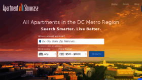 What Apartmentshowcase.com website looked like in 2016 (7 years ago)