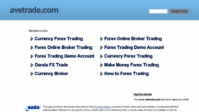 What Avetrade.com website looked like in 2016 (7 years ago)