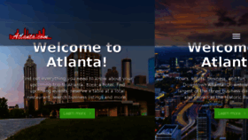 What Atlanta.com website looked like in 2016 (7 years ago)