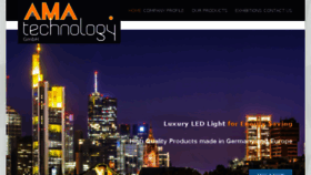 What Ama-technology.de website looked like in 2016 (7 years ago)