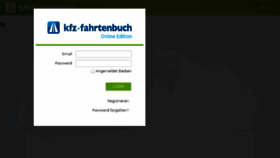 What App.kfz-fahrtenbuch.de website looked like in 2016 (7 years ago)