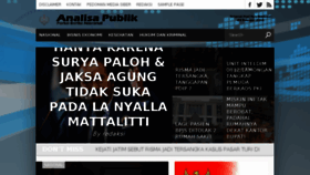 What Analisapublik.com website looked like in 2016 (7 years ago)