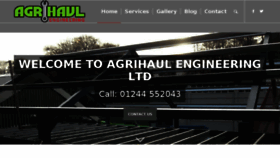 What Agrihaul.co.uk website looked like in 2016 (7 years ago)