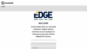 What Allieduniversaledge.exceedlms.com website looked like in 2016 (7 years ago)