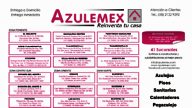 What Azulemex.com website looked like in 2016 (7 years ago)