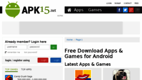 What Apk15.net website looked like in 2016 (7 years ago)