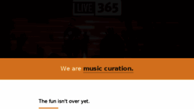 What Ads.live365.com website looked like in 2016 (7 years ago)