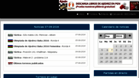 What Ajedrezenmadrid.com website looked like in 2016 (7 years ago)