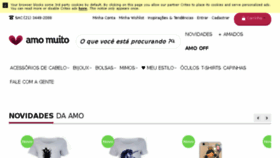 What Amomuito.com website looked like in 2016 (7 years ago)