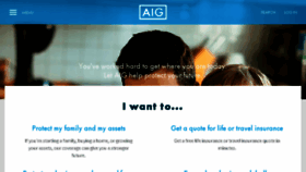 What Aigcorporate.com website looked like in 2016 (7 years ago)