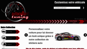 What Autocollant-tuning.com website looked like in 2016 (7 years ago)