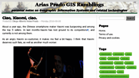 What Ariasprado.name website looked like in 2016 (7 years ago)