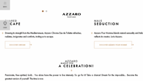 What Azzaroparis.com website looked like in 2016 (7 years ago)