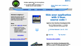 What Appface.net website looked like in 2016 (7 years ago)