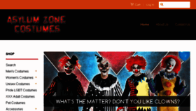 What Asylumzone.com website looked like in 2016 (7 years ago)