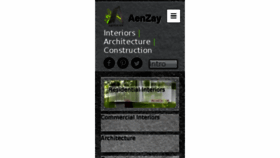 What Aenzay.com website looked like in 2016 (9 years ago)