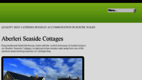 What Aberlericottages.co.uk website looked like in 2016 (7 years ago)