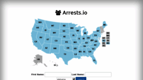 What Arrests.io website looked like in 2016 (7 years ago)