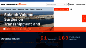 What Apmterminals.com website looked like in 2016 (7 years ago)