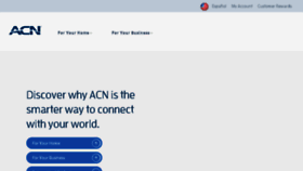 What Acn.net website looked like in 2016 (7 years ago)