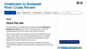 What Amsterdamtobudapest.com website looked like in 2016 (7 years ago)