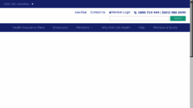 What Avivahealth.ie website looked like in 2016 (7 years ago)