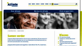What Alliade.nl website looked like in 2016 (7 years ago)