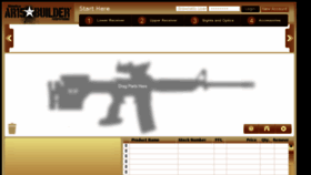 What Ar15builder.com website looked like in 2016 (7 years ago)