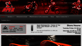 What Apexmotosports.com website looked like in 2016 (7 years ago)
