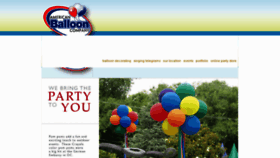What Allballoons.com website looked like in 2016 (7 years ago)