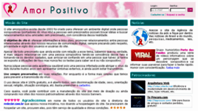 What Amorpositivo.com website looked like in 2016 (7 years ago)