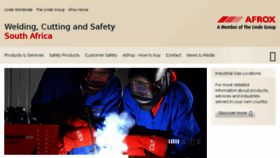What Afrox-welding.co.za website looked like in 2016 (7 years ago)