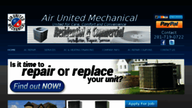 What Airunited4u.com website looked like in 2016 (7 years ago)