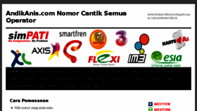 What Andikanis.com website looked like in 2016 (7 years ago)
