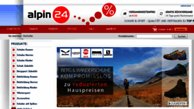 What Alpin24.com website looked like in 2016 (7 years ago)