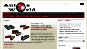 What Autosworld.eu website looked like in 2016 (7 years ago)