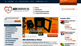 What Aedcompany.nl website looked like in 2016 (9 years ago)
