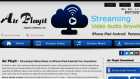 What Airplayit.com website looked like in 2016 (7 years ago)